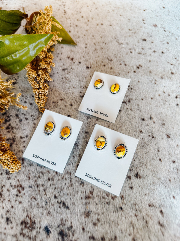 Honey Dahlia Earrings