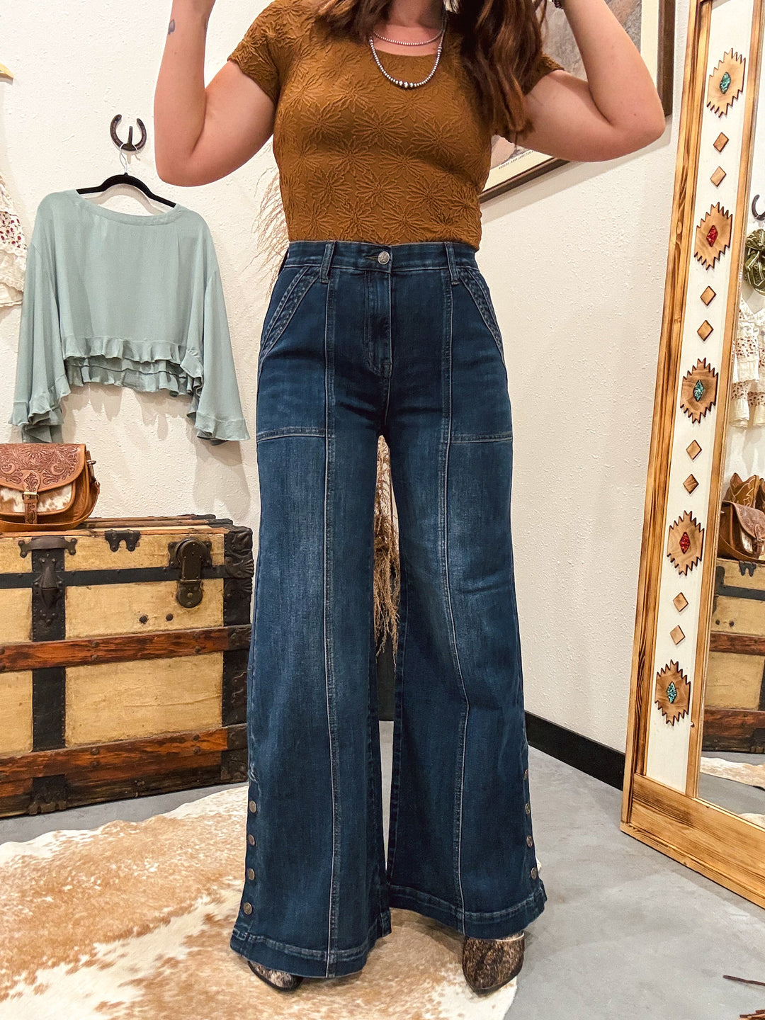 Saige: Tyler High Rise Trouser