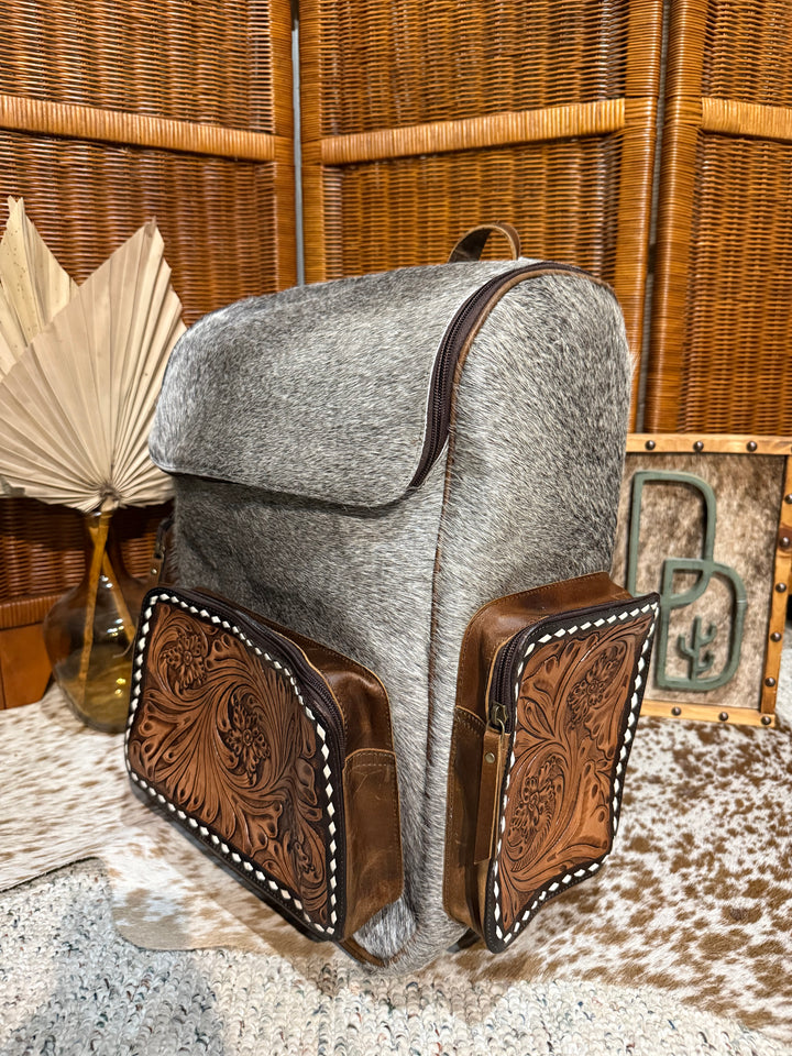 Evangeline Cowhide Backpack #79