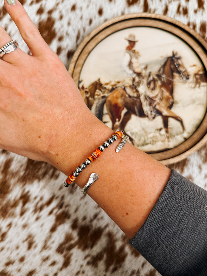Spiny & Pearl Bracelet
