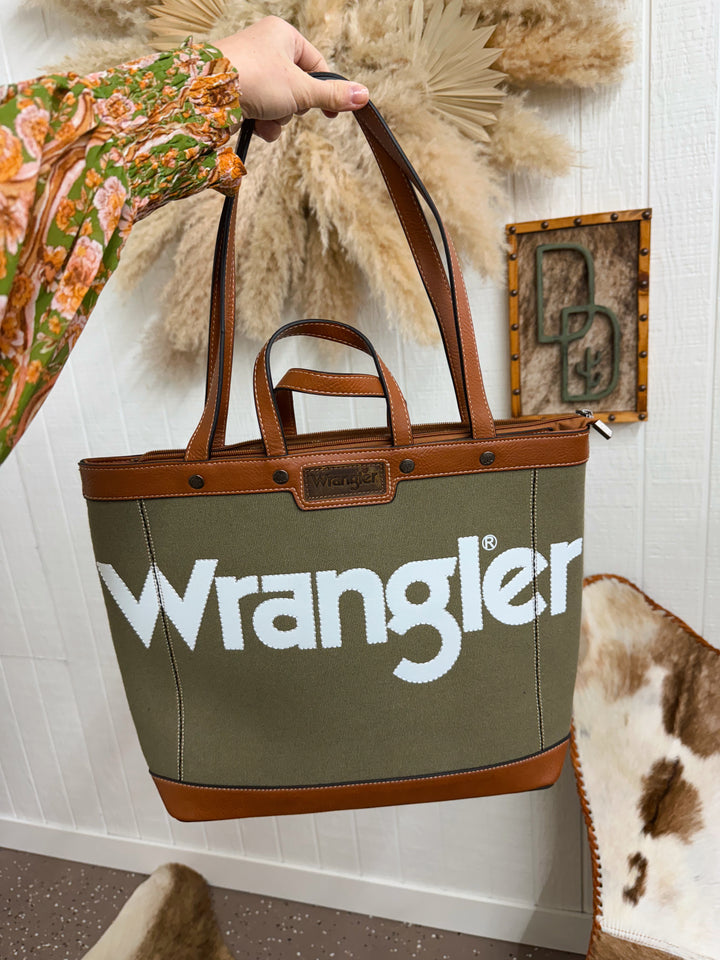 Wrangler Canvas Tote Bag