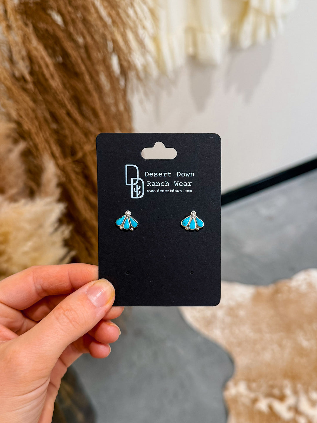 Fan of Turquoise Earrings