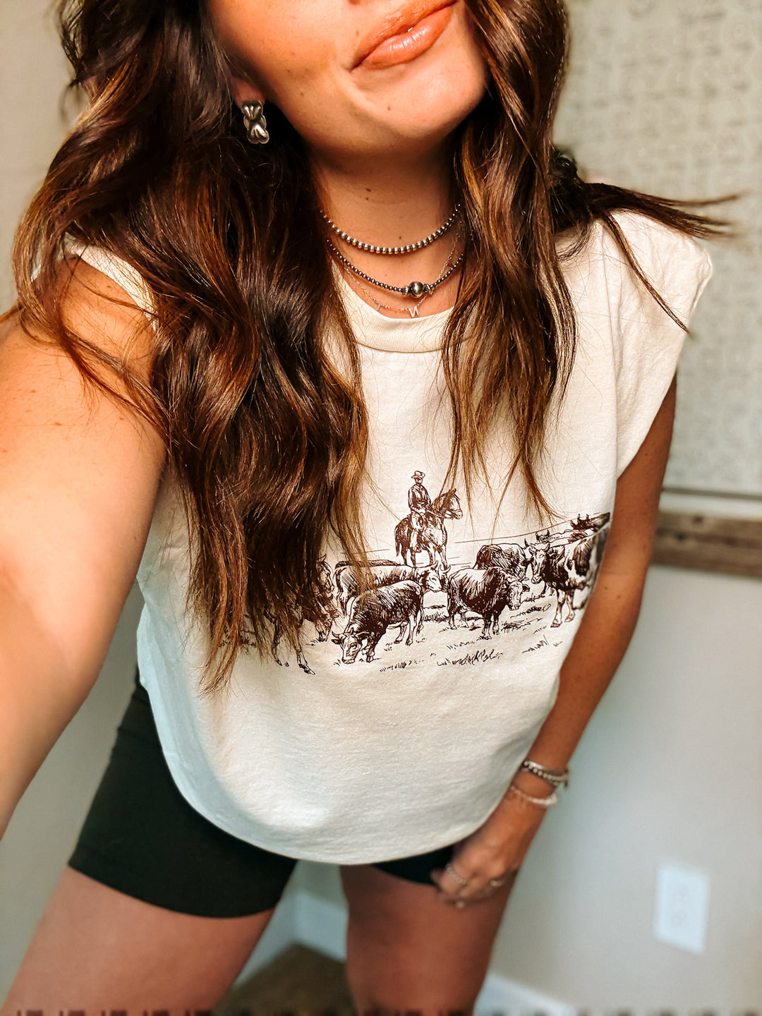 Content Cowboy Boyfriend Tank