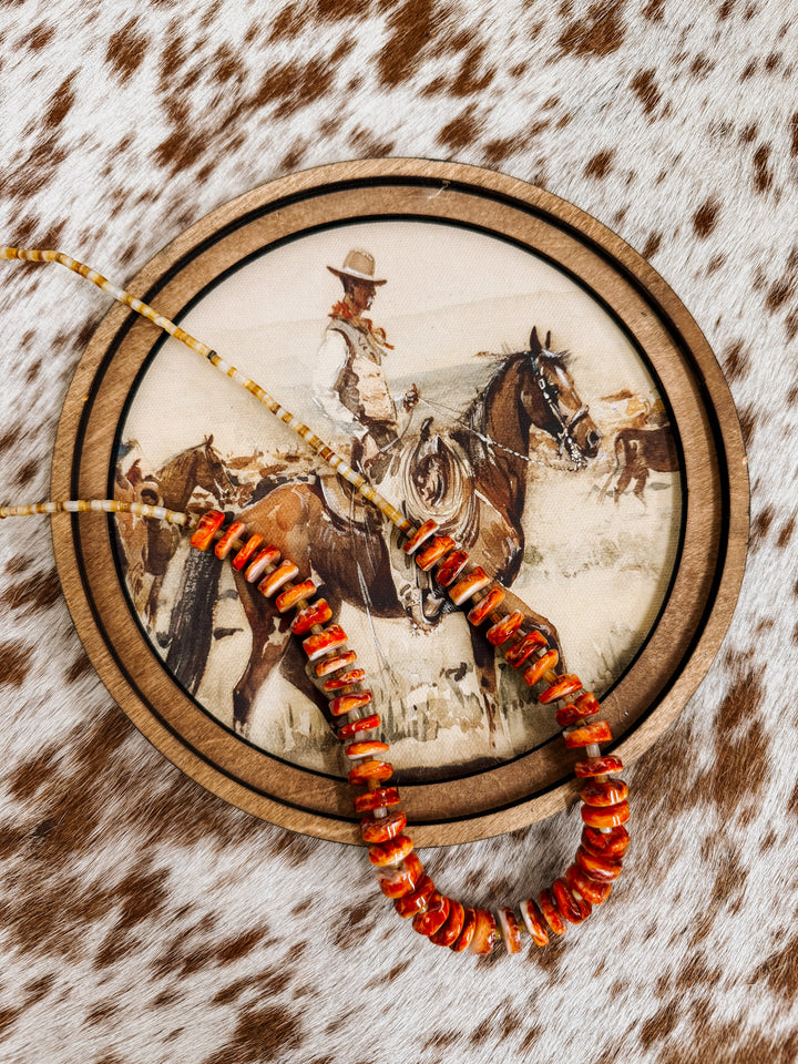 Tango Spiney Slab Necklace