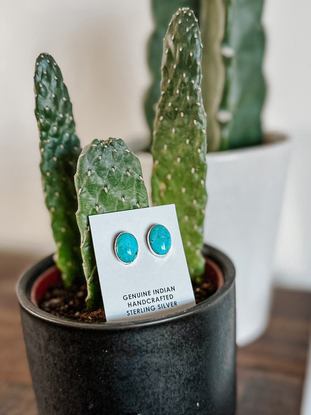 Blue Bird Turquoise Earrings #2