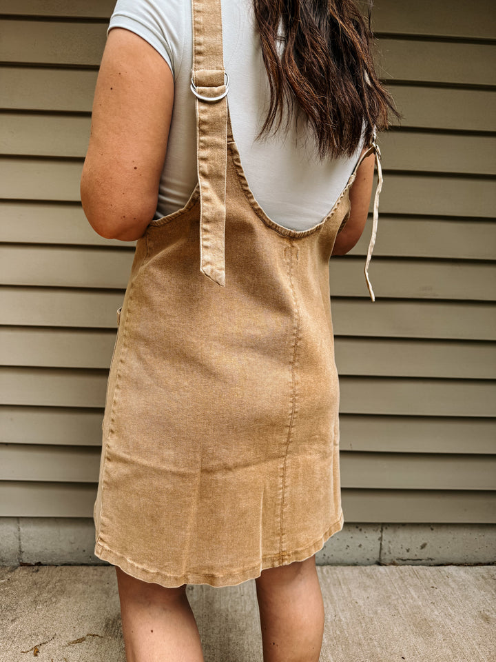 Denim Overall Dress
