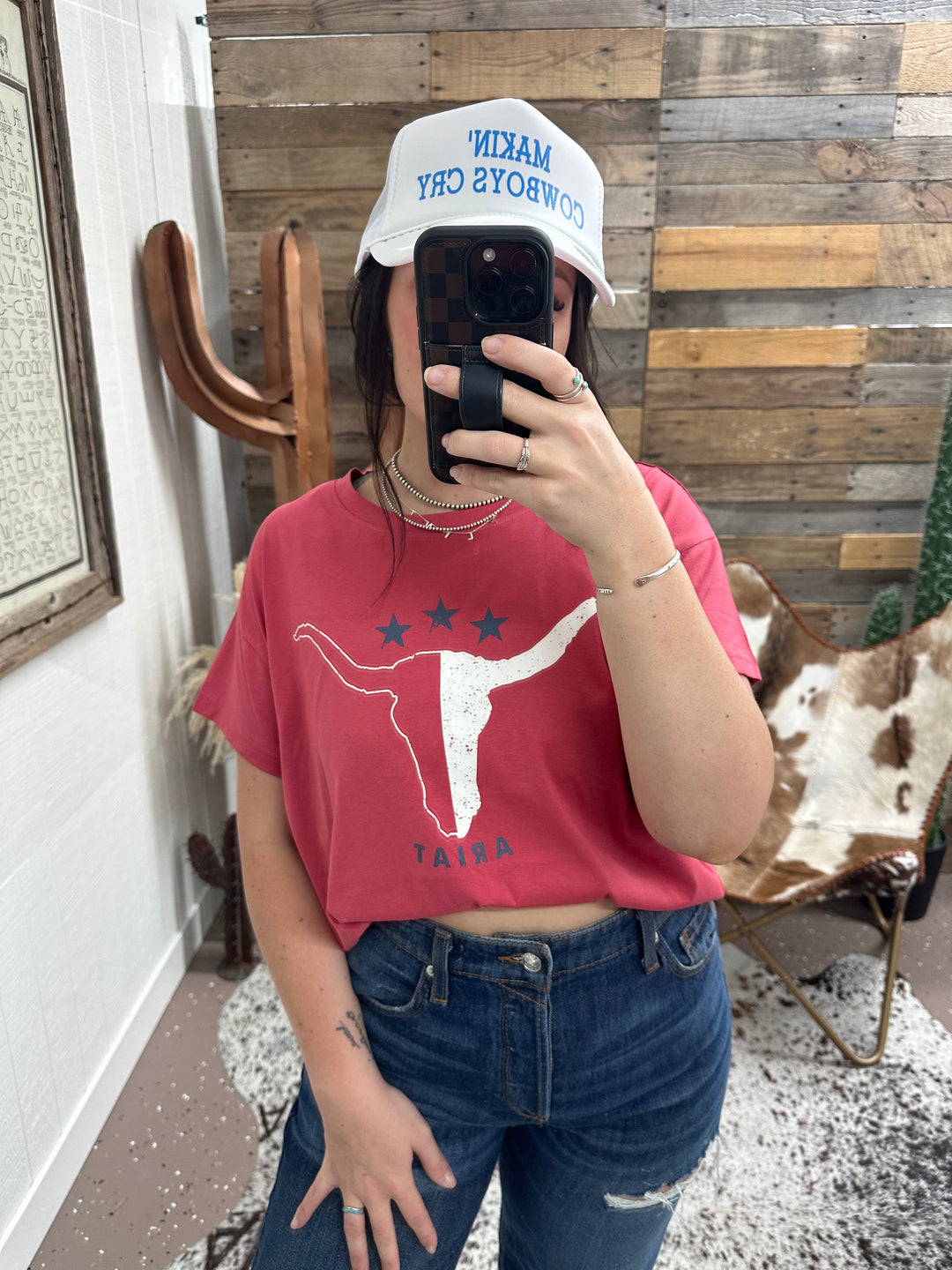 Ariat: Lone Star Cropped Tee