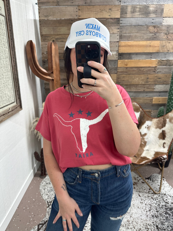 Ariat: Lone Star Cropped Tee