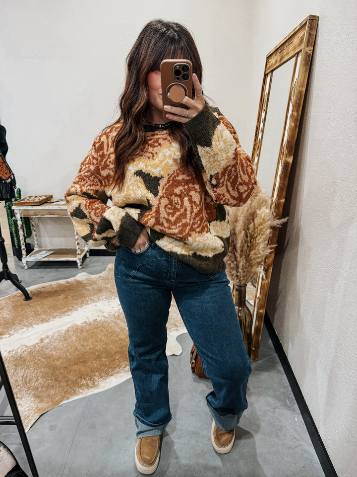 Chanel Floral Sweater