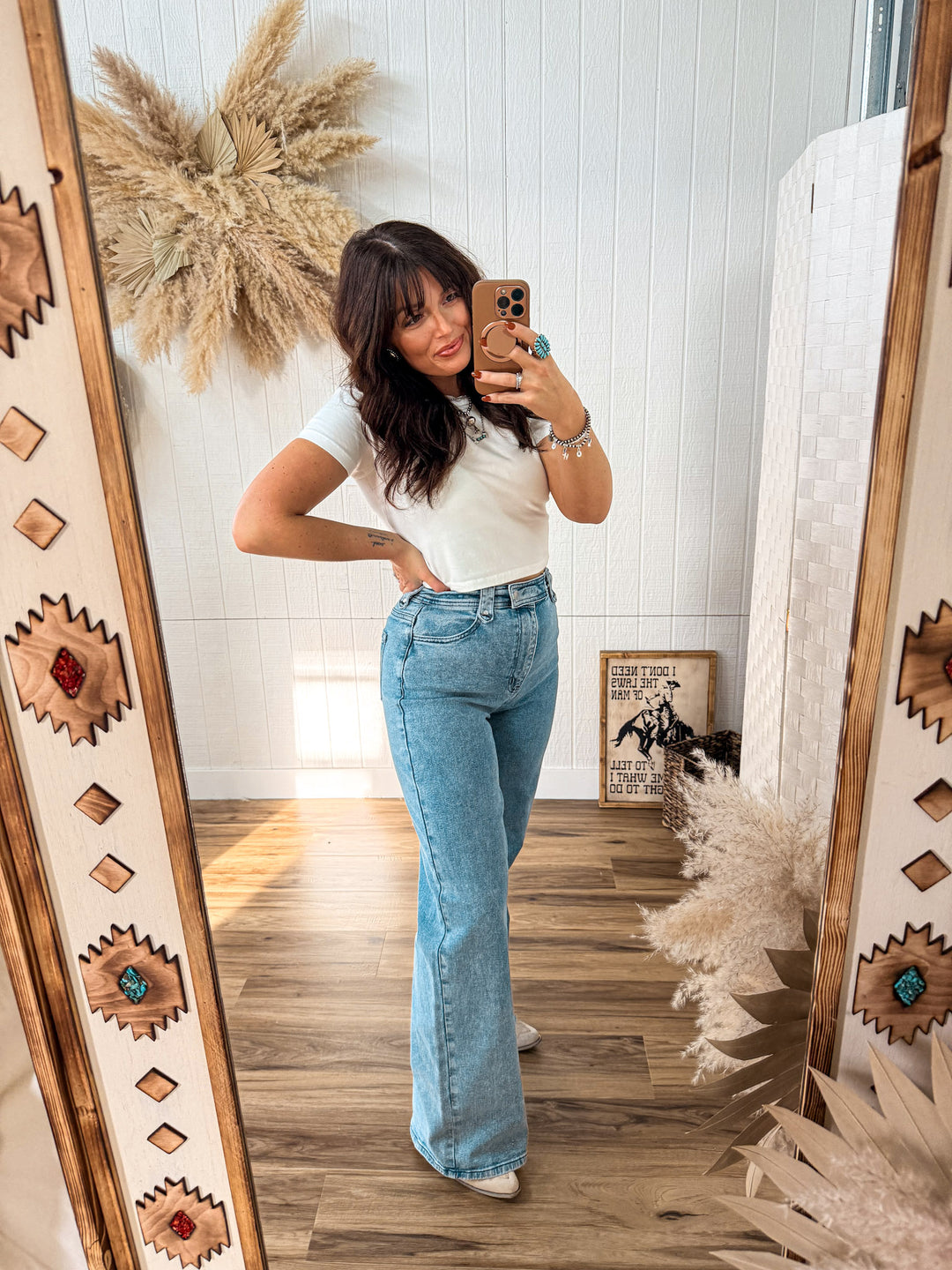 Vintage Baby Wide Leg Jean