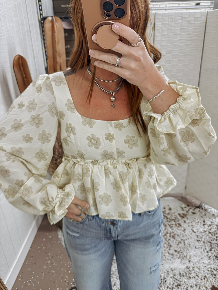 Daisy Baby Doll Top