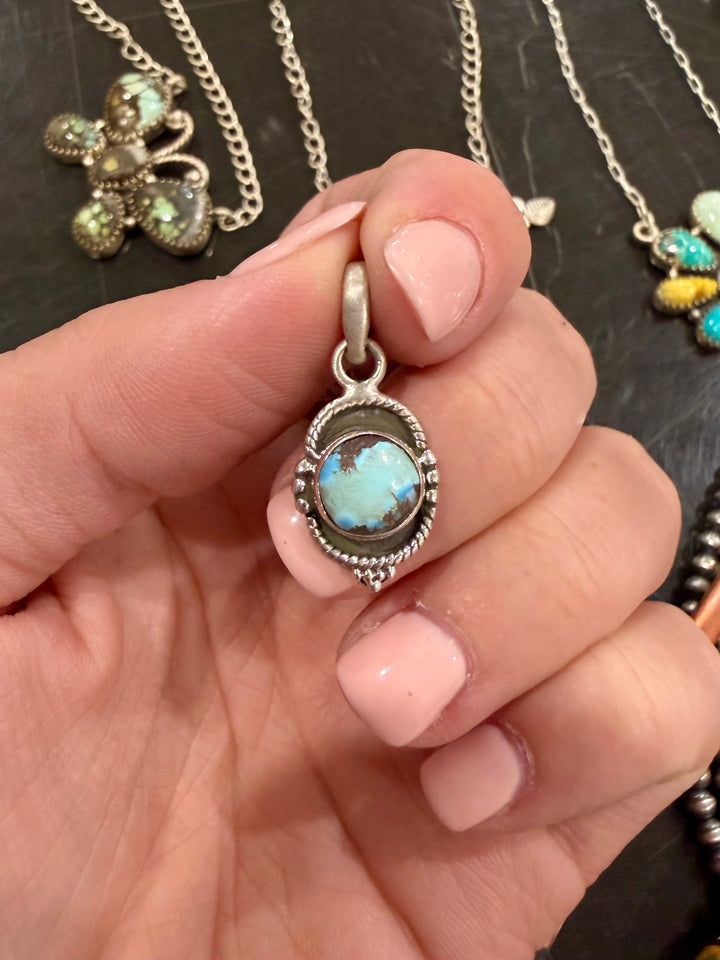 Turquoise Dainty Pendant #5
