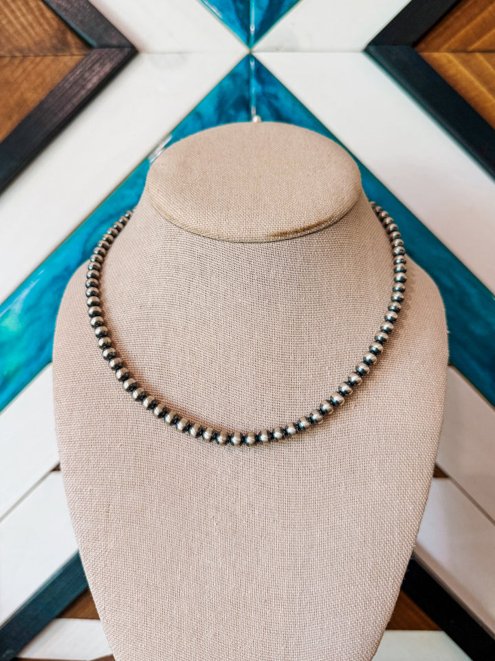 5mm 14” Navajo Pearl Necklace