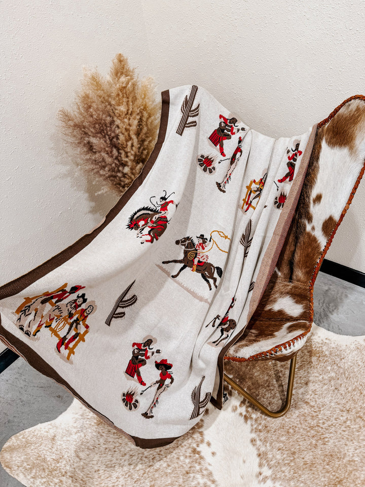 Wild West Legends Throw Blanket