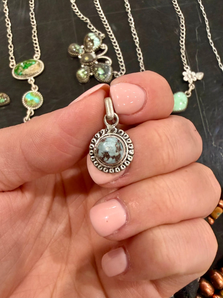 Turquoise Dainty Pendant #2