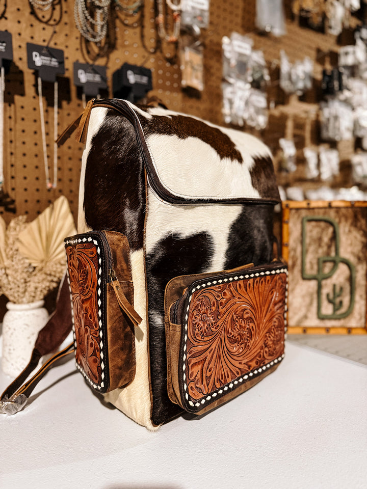 Evangeline Cowhide Backpack #27