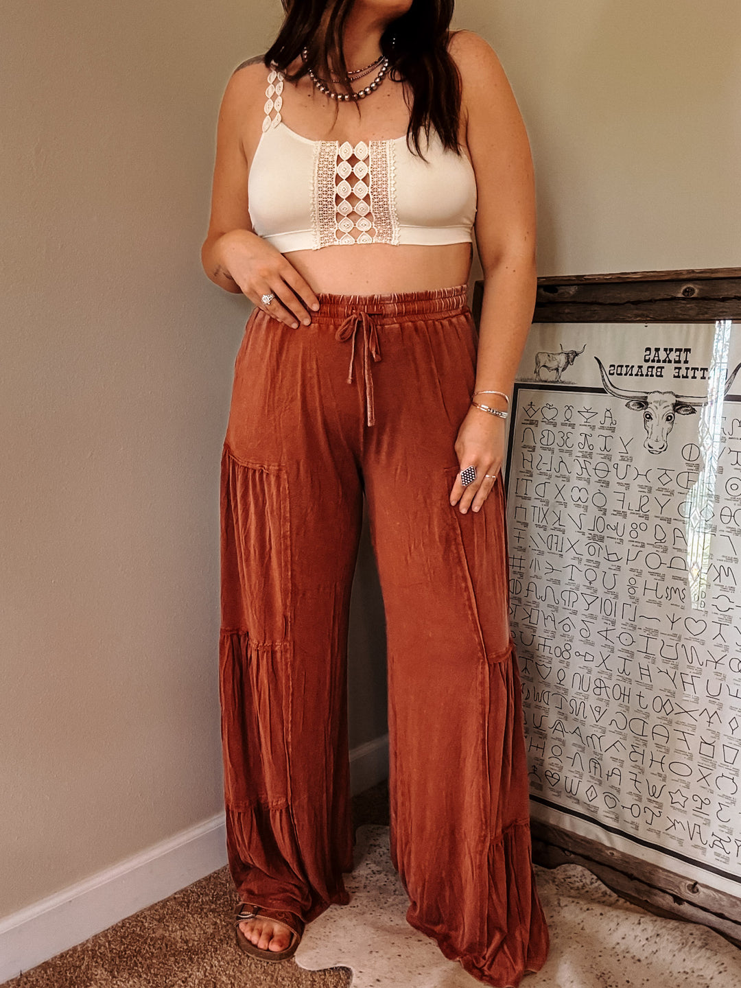 Sienna Tiered Wide Leg Pants