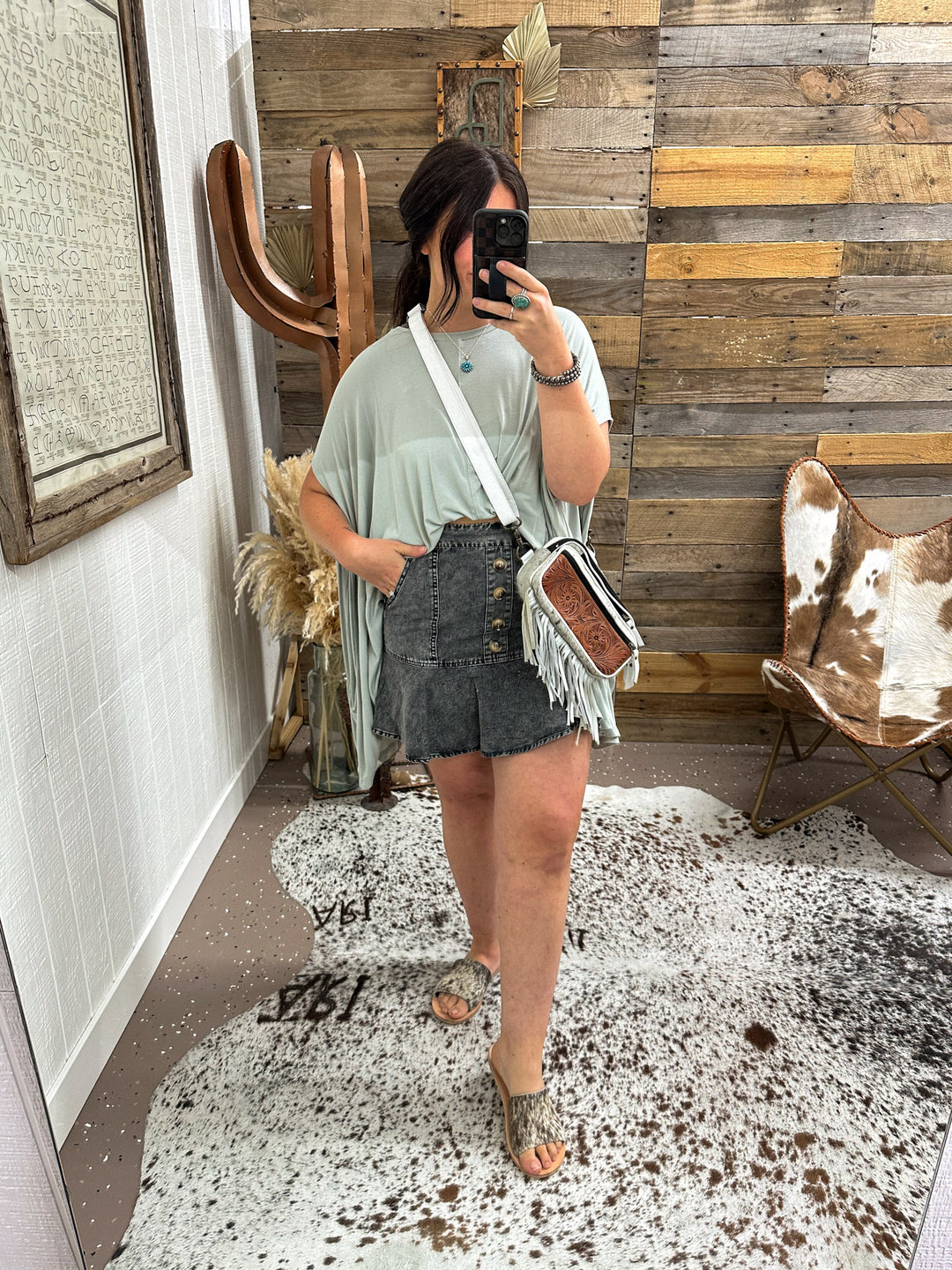 Ameillia Denim Skirt