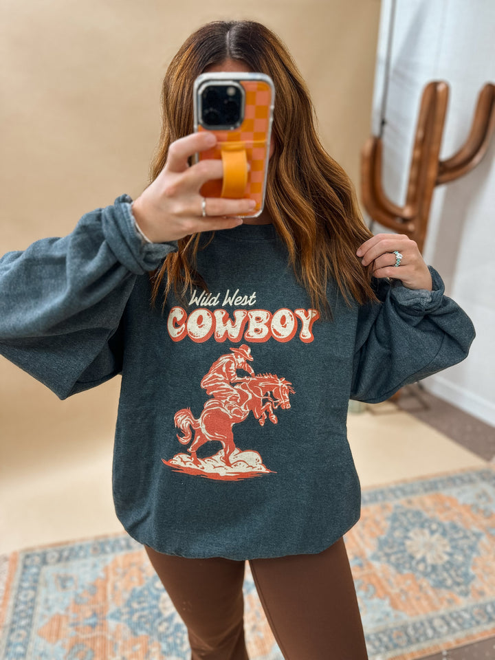 Wild West Cowboy Crewneck