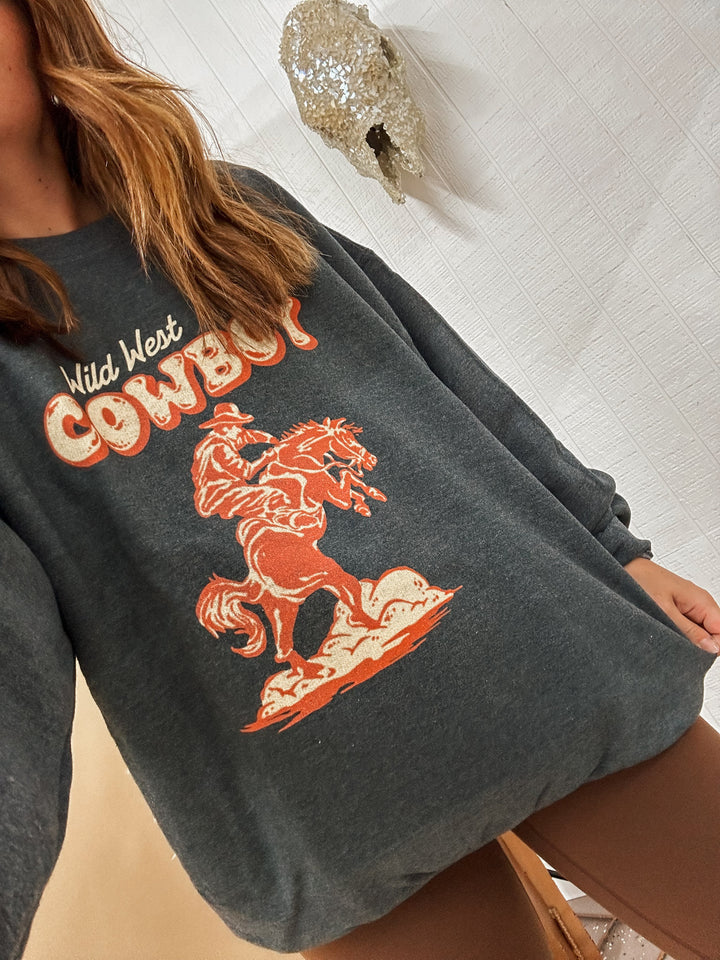 Wild West Cowboy Crewneck