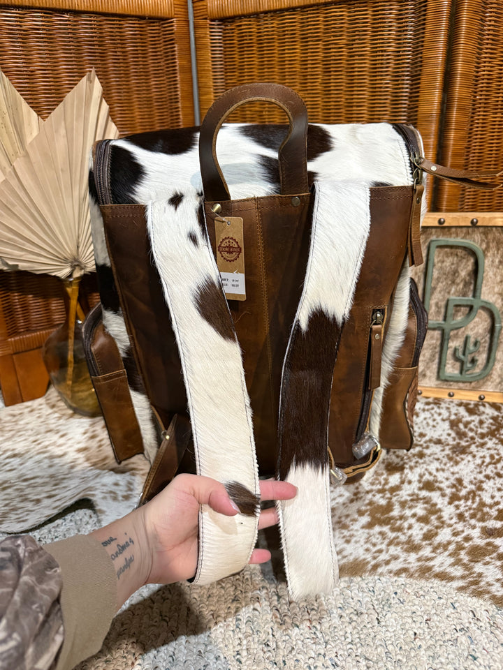 Evangeline Cowhide Backpack #71