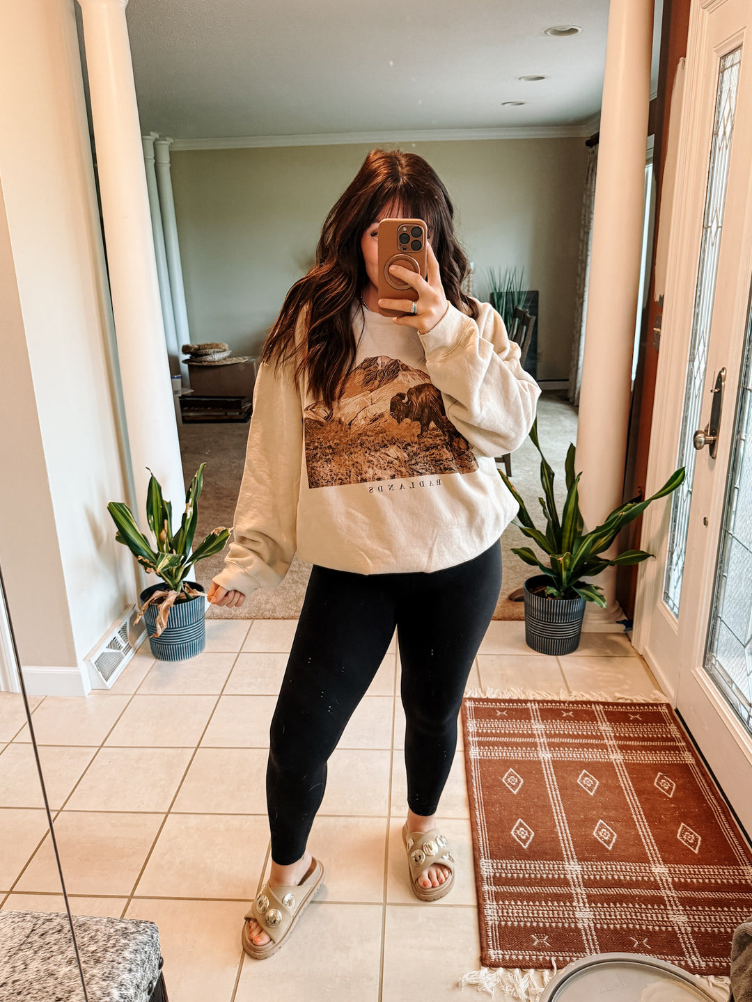 Vintage Badlands Buffalo Crewneck