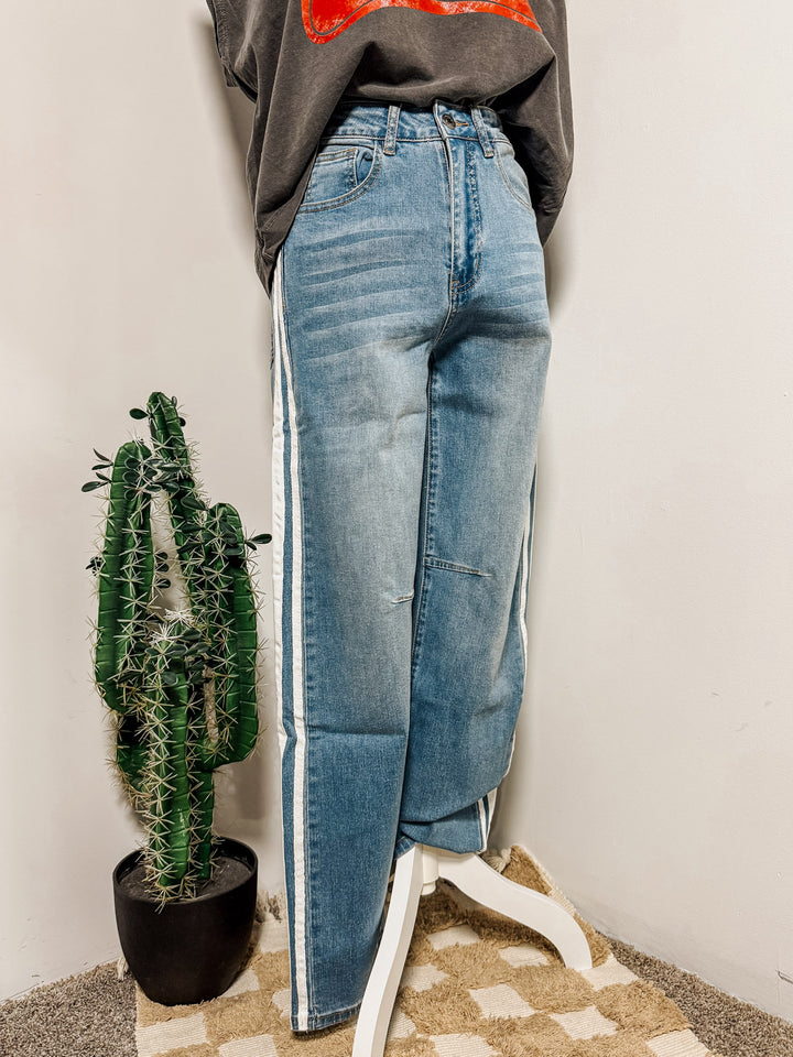Racing Stripes Jeans