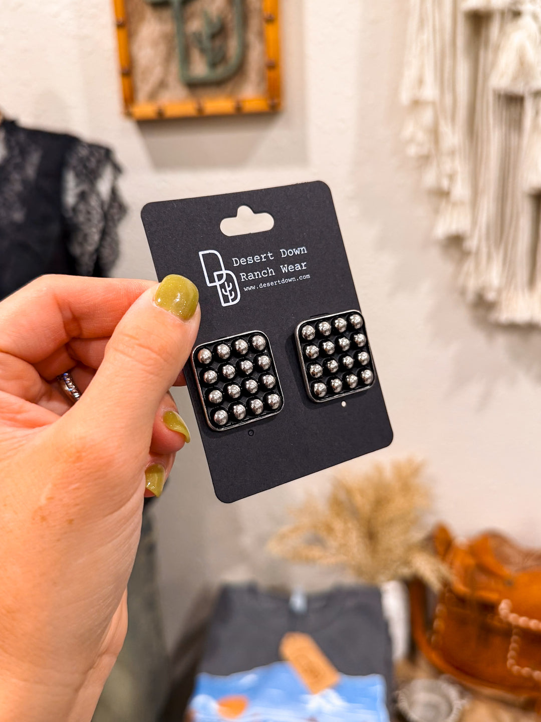Bubble Box Earrings