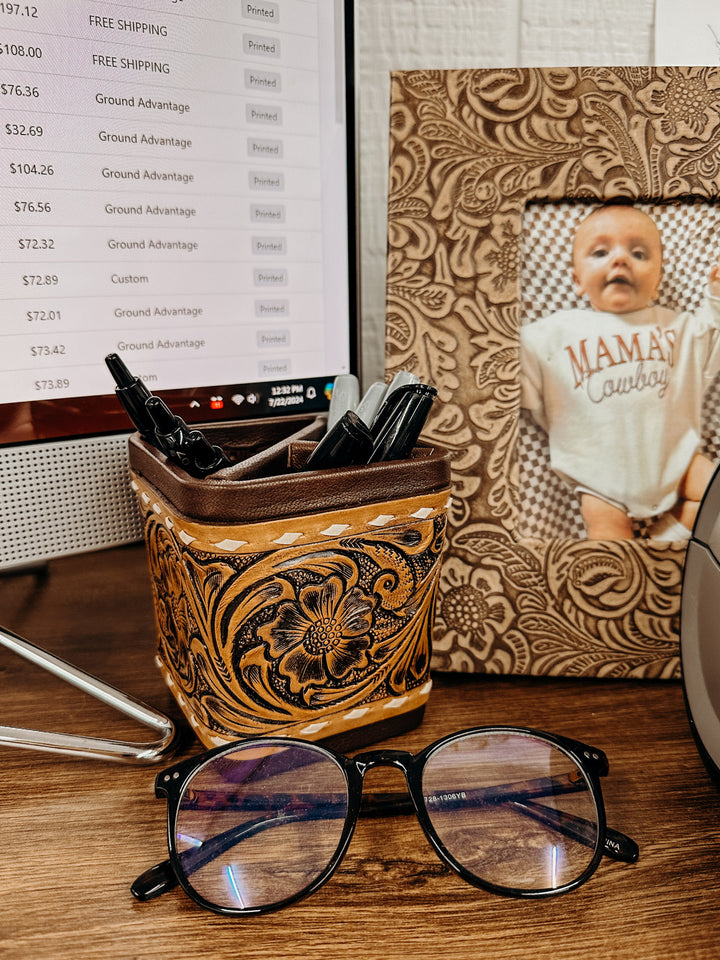 Tooled Pen/Brush Holder