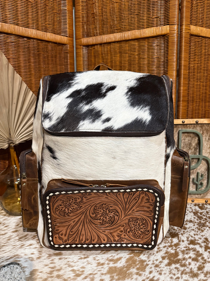 Evangeline Cowhide Backpack #99