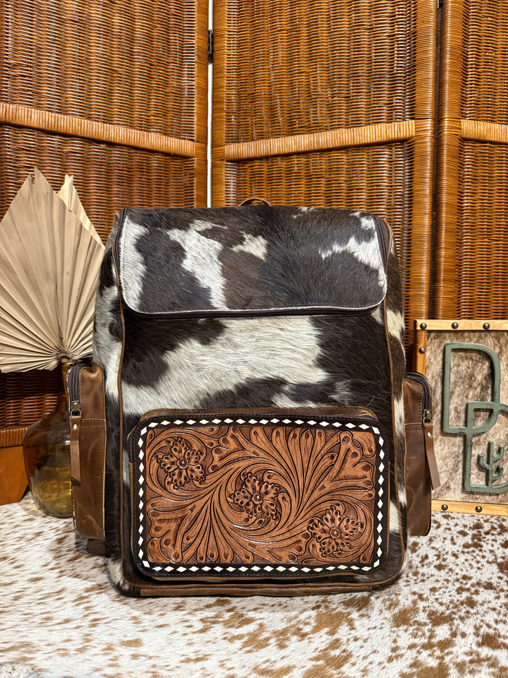 Evangeline Cowhide Backpack #57