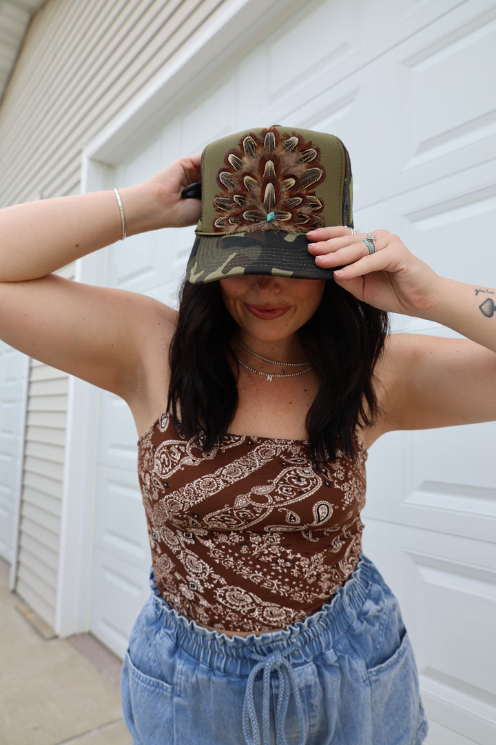 Paisley Bandana Tank