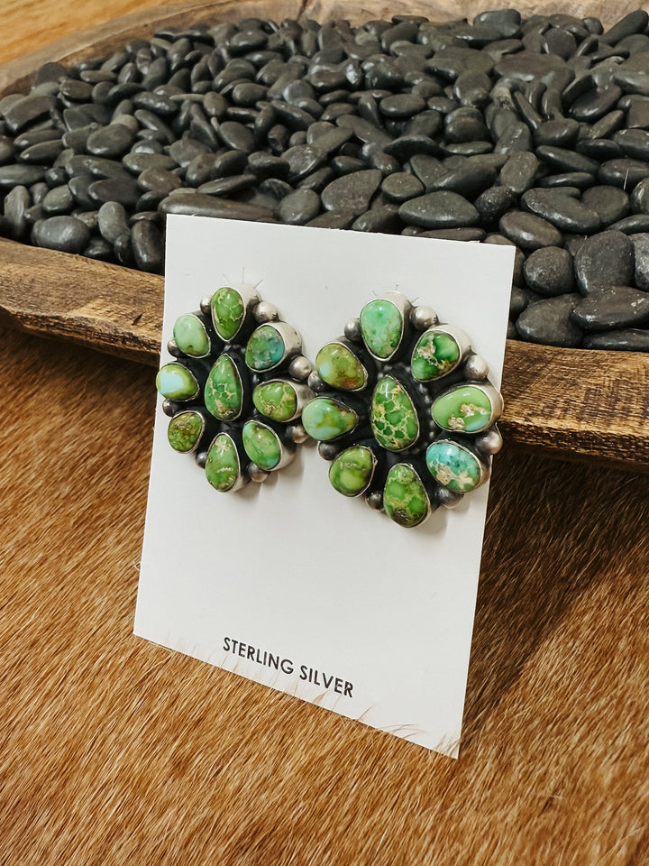 Sonoran Gold Cluster Earrings #1