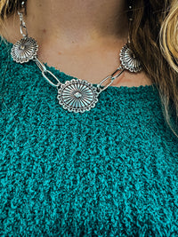 Cru Concho Necklace and Earrings