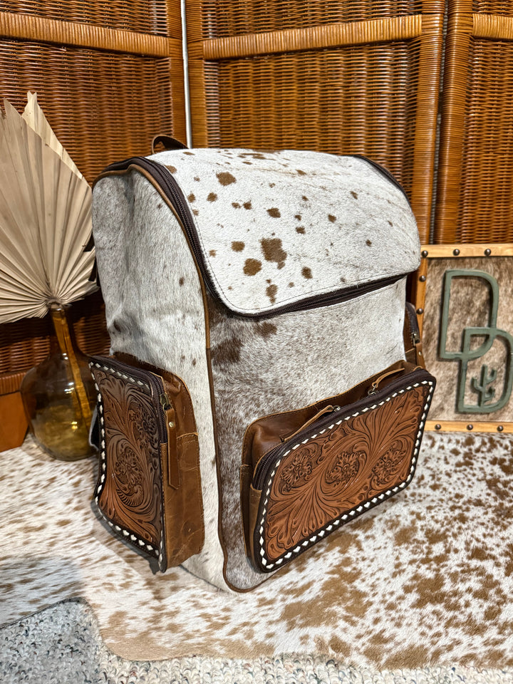 Evangeline Cowhide Backpack #65