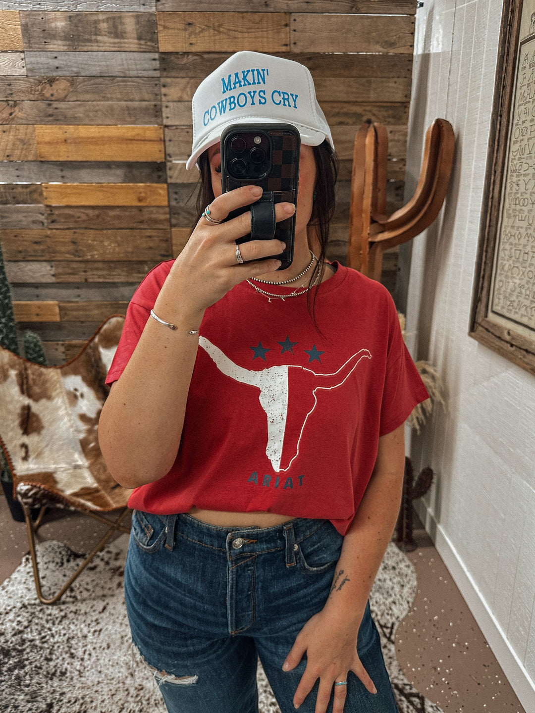 Ariat: Lone Star Cropped Tee