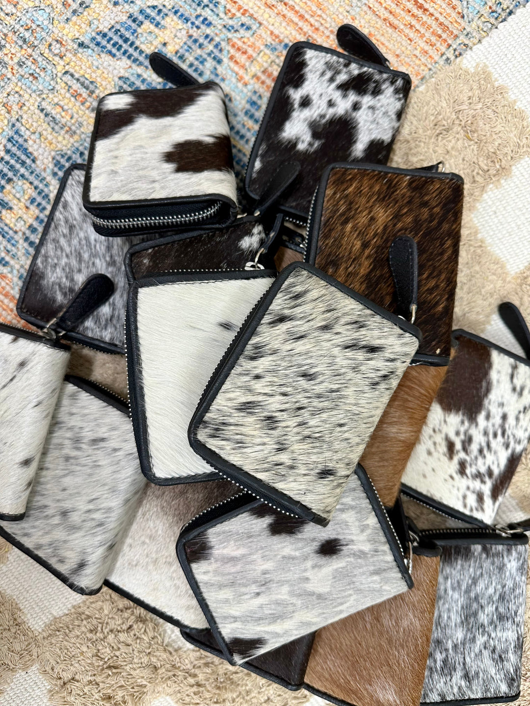 Cowhide Clutch Wallet