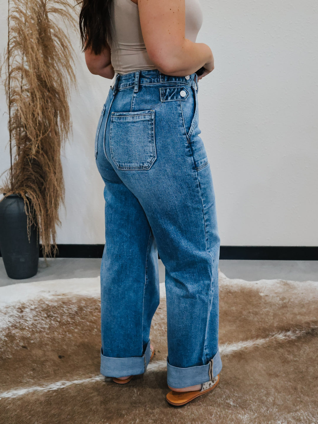 Kan Can: 90's Trouser Wide Leg Jean