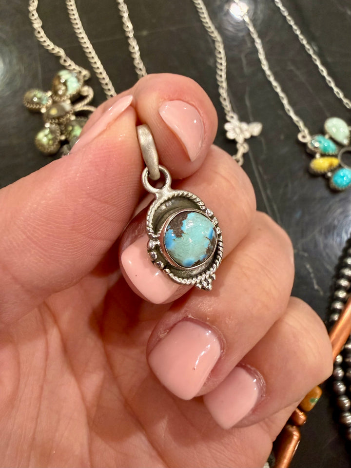 Turquoise Dainty Pendant #5