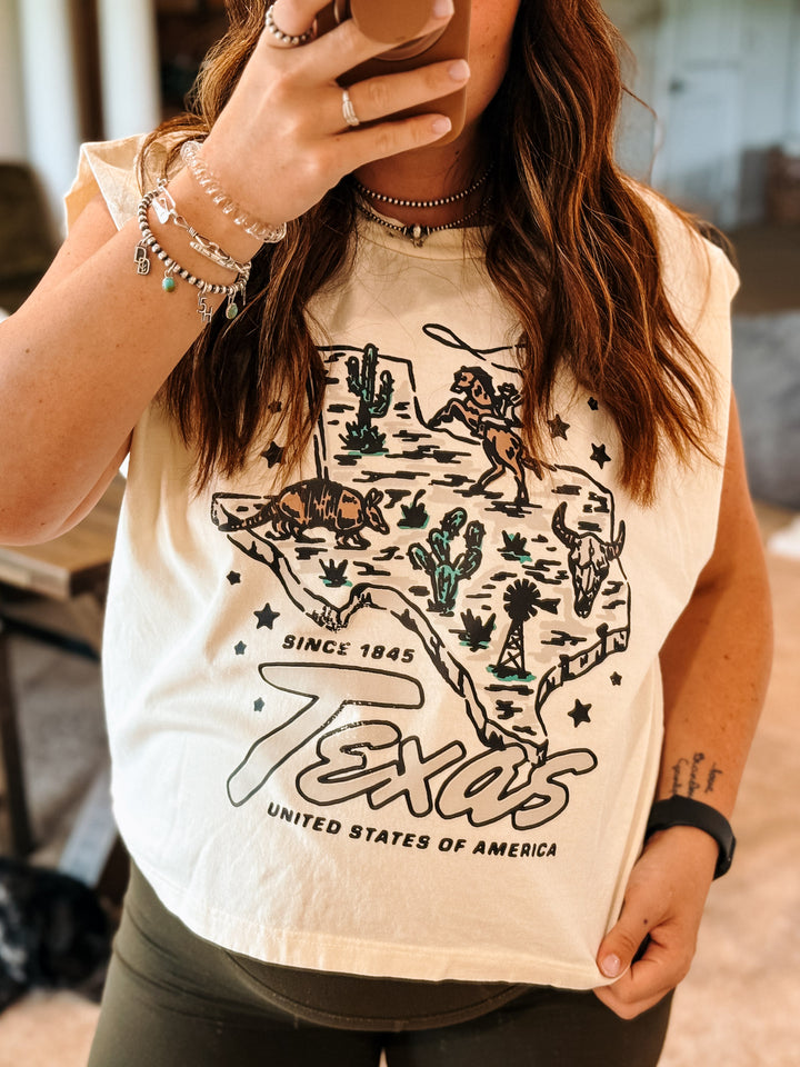 Texas 1845 Boyfriend Tank
