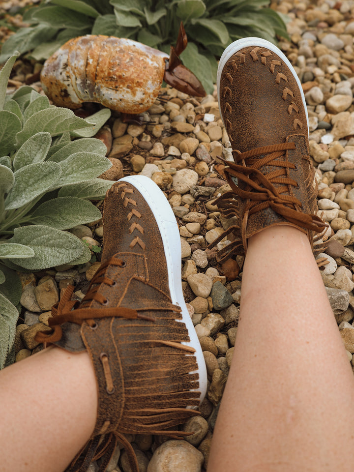 Cheyenne Fringe Western Sneakers