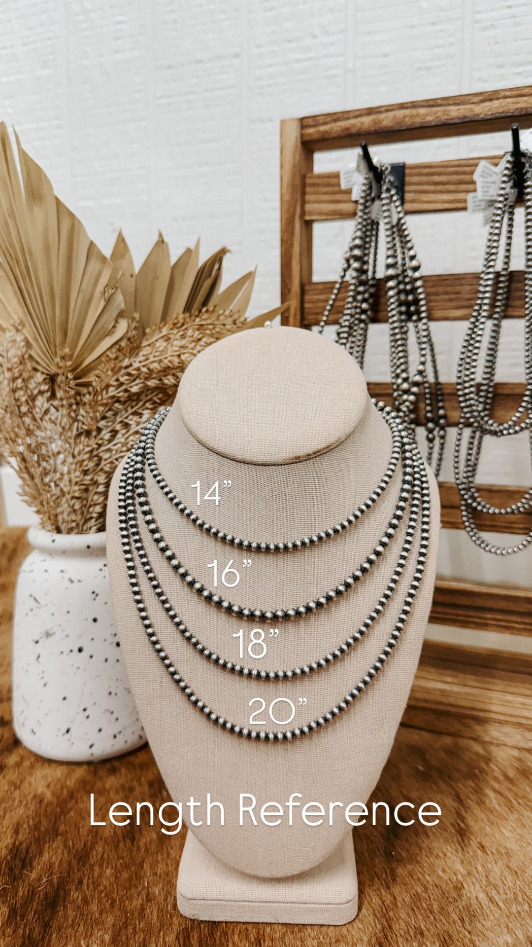 5mm 16” Navajo Pearl Necklace