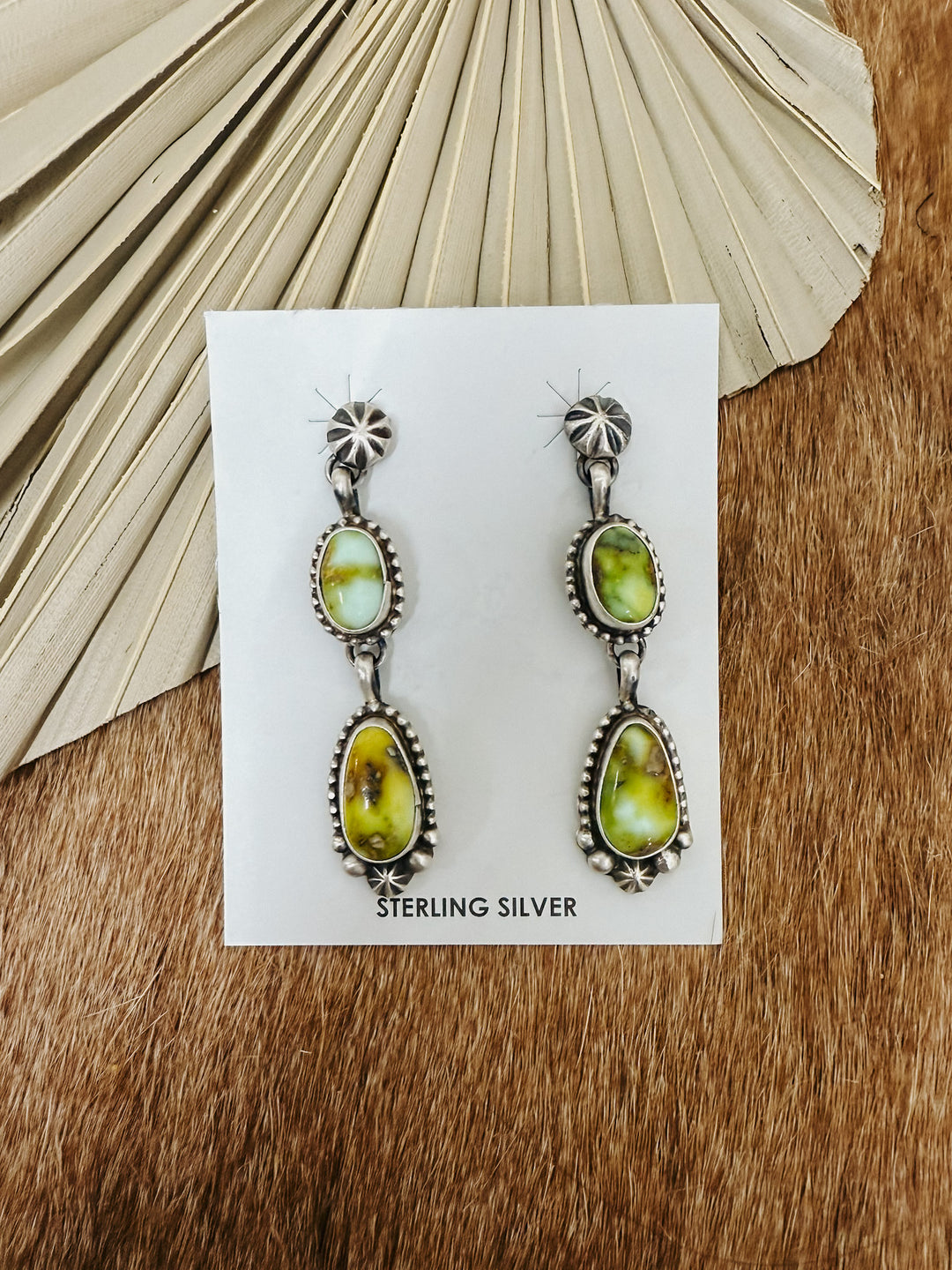 Palomino Turquoise Queens Earrings