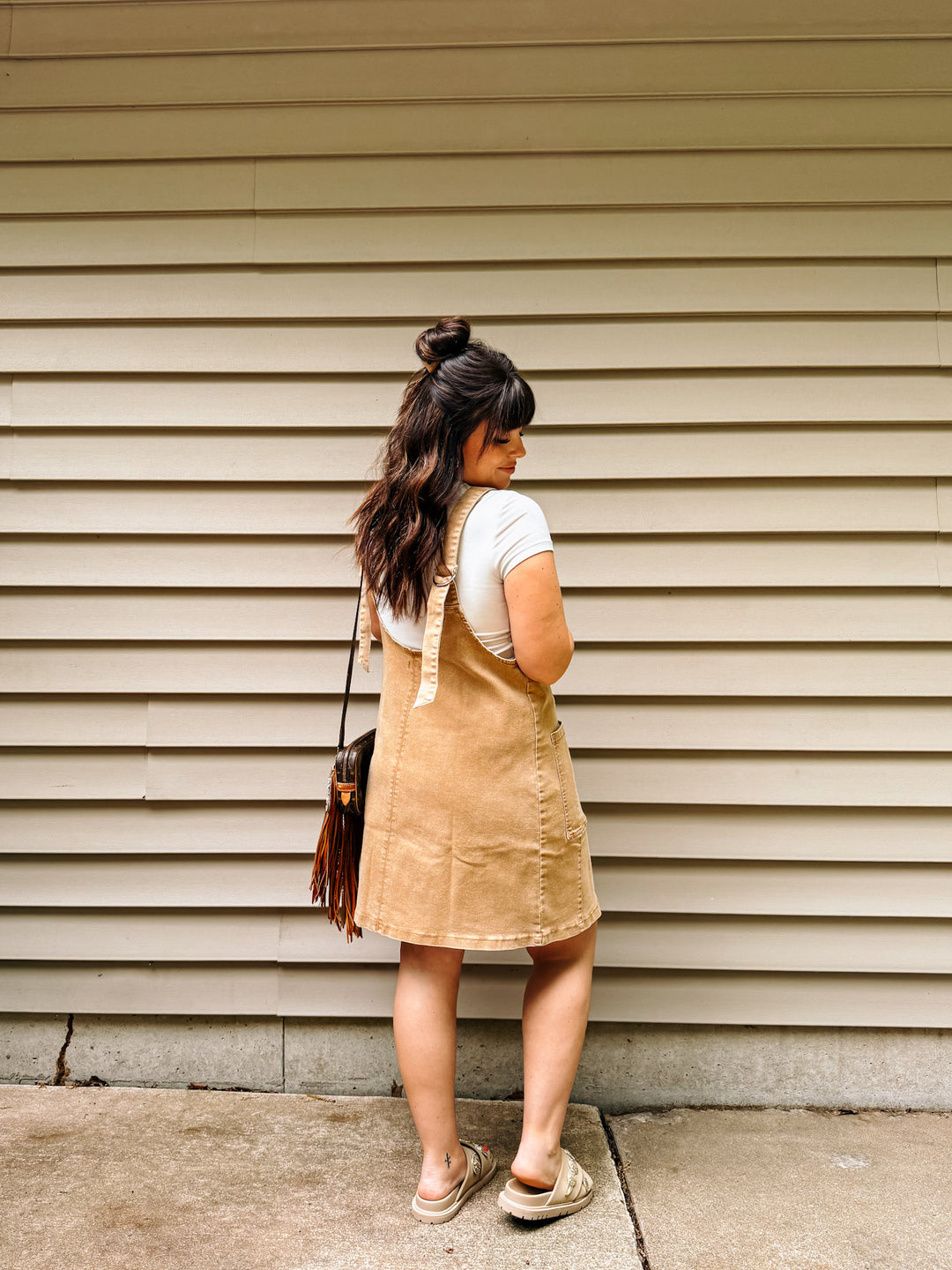 Denim Overall Dress