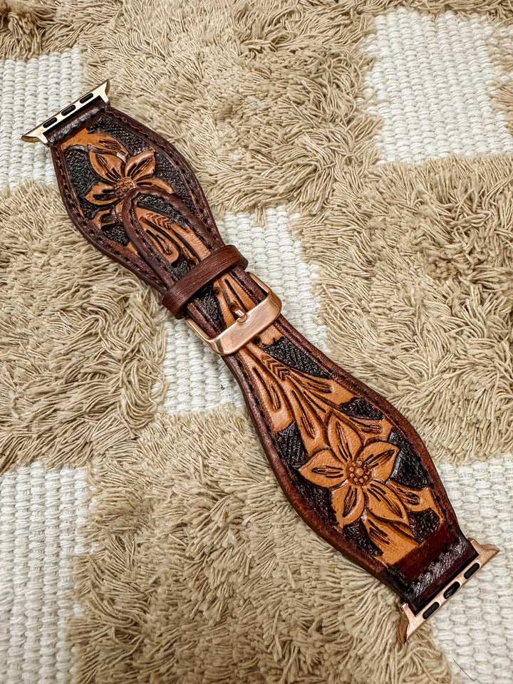 Weston Tooled Watch Band