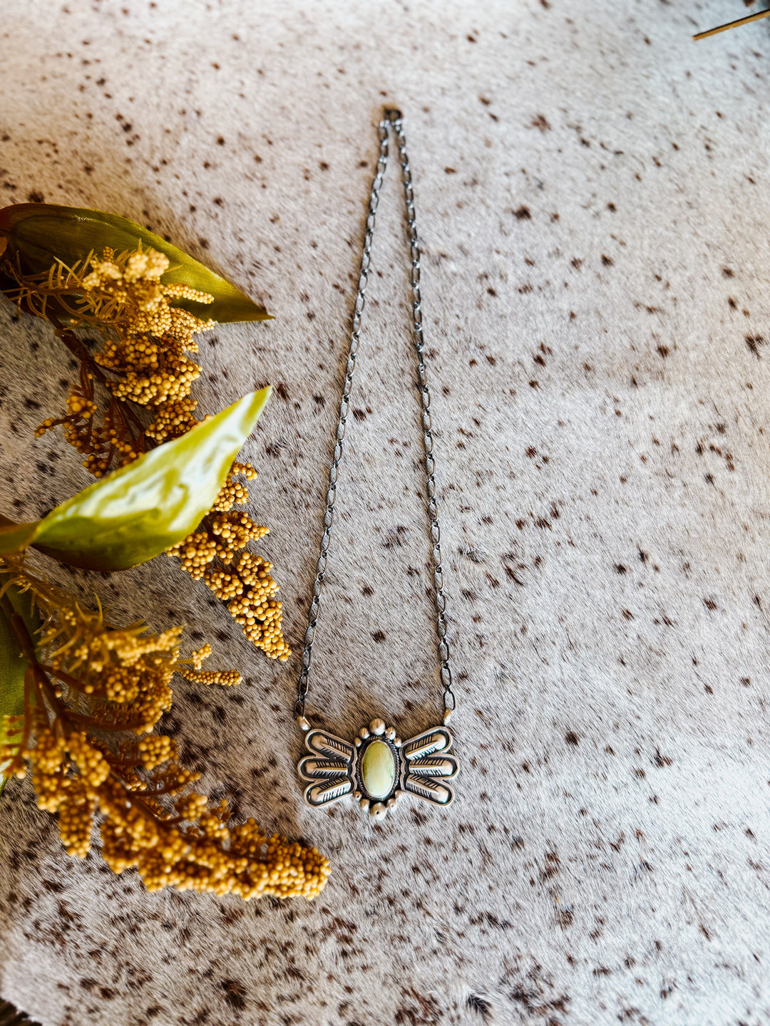 Sonoran Turquoise Wing Necklace #2