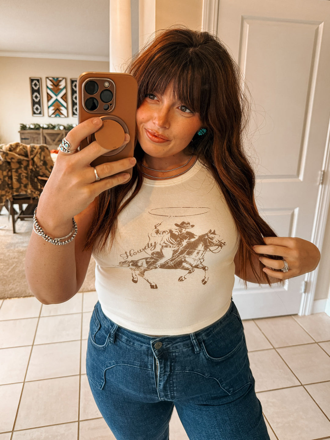 Yee Haw Cropped Tank