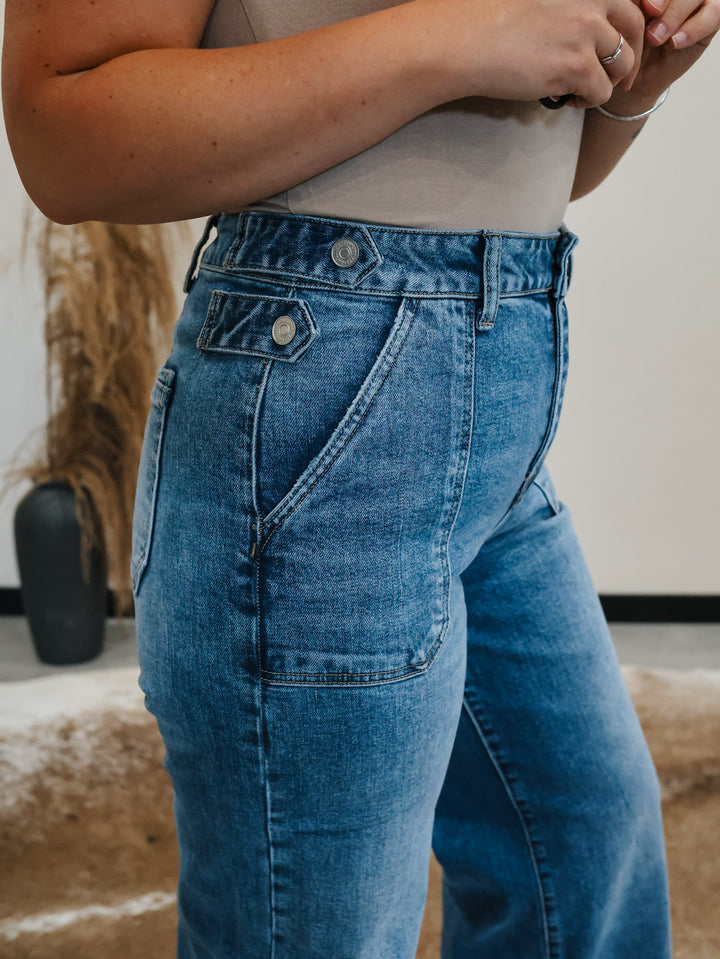 Kan Can: 90's Trouser Wide Leg Jean