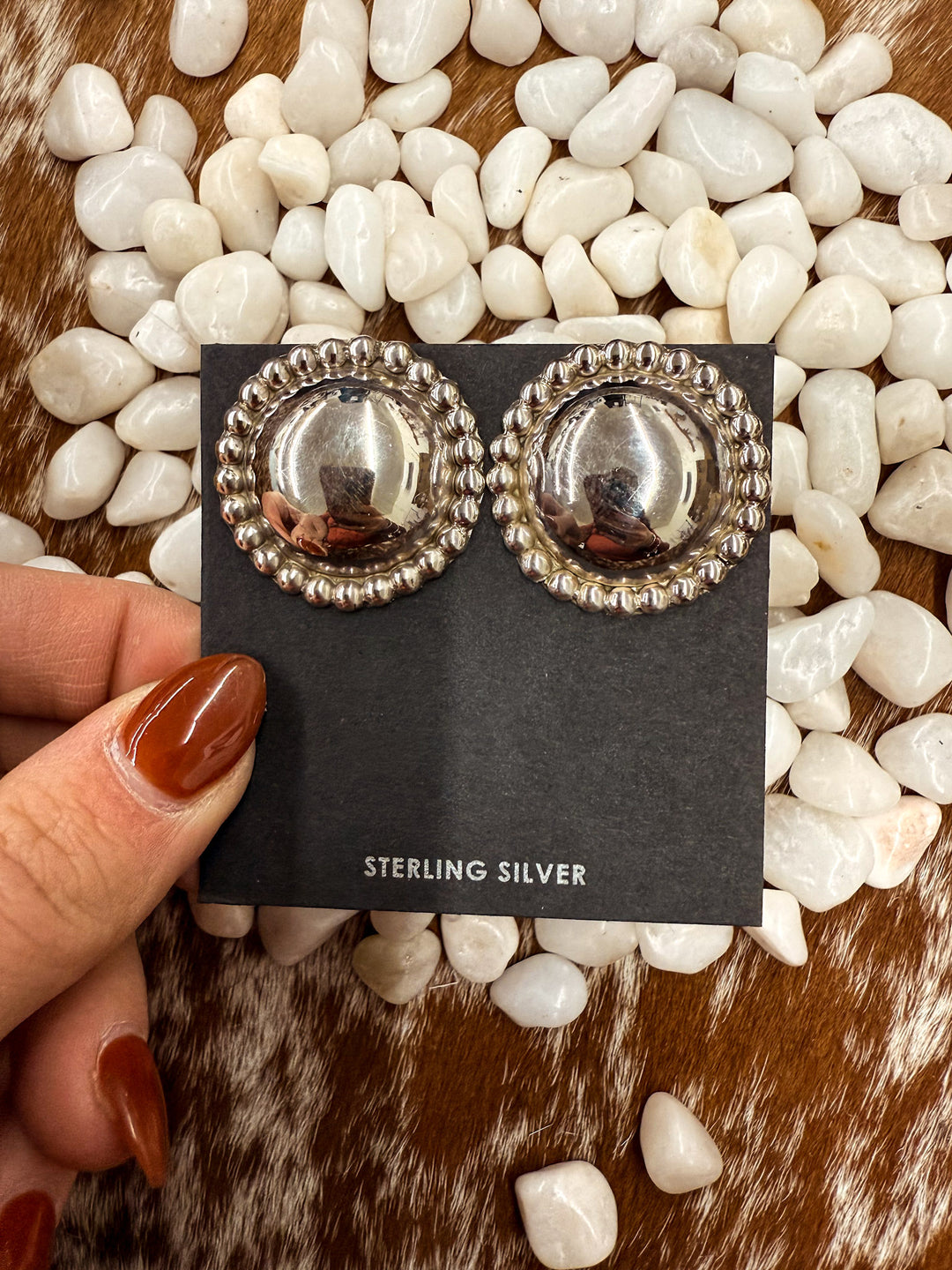 Silver Belly Earrings