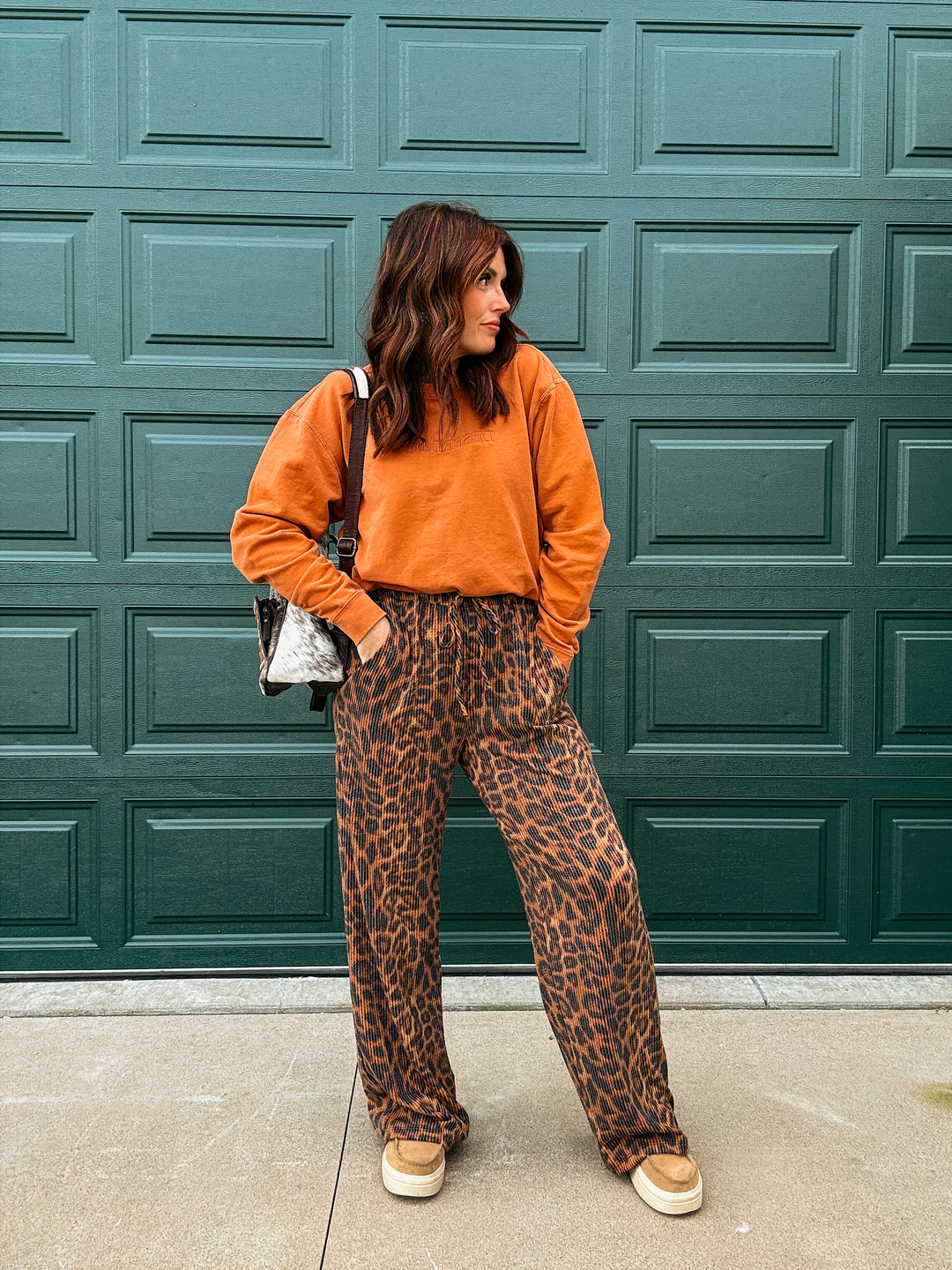Cheetah Kelsey Pant Set